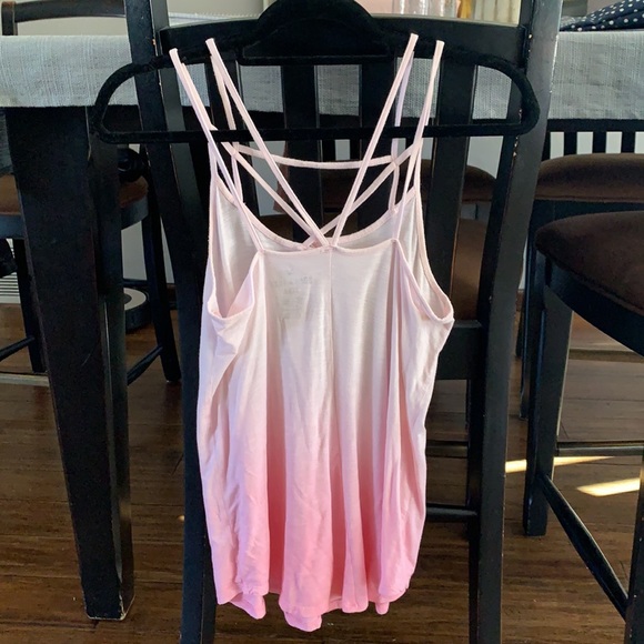 AE multi colored pink tank top. - Picture 2 of 3